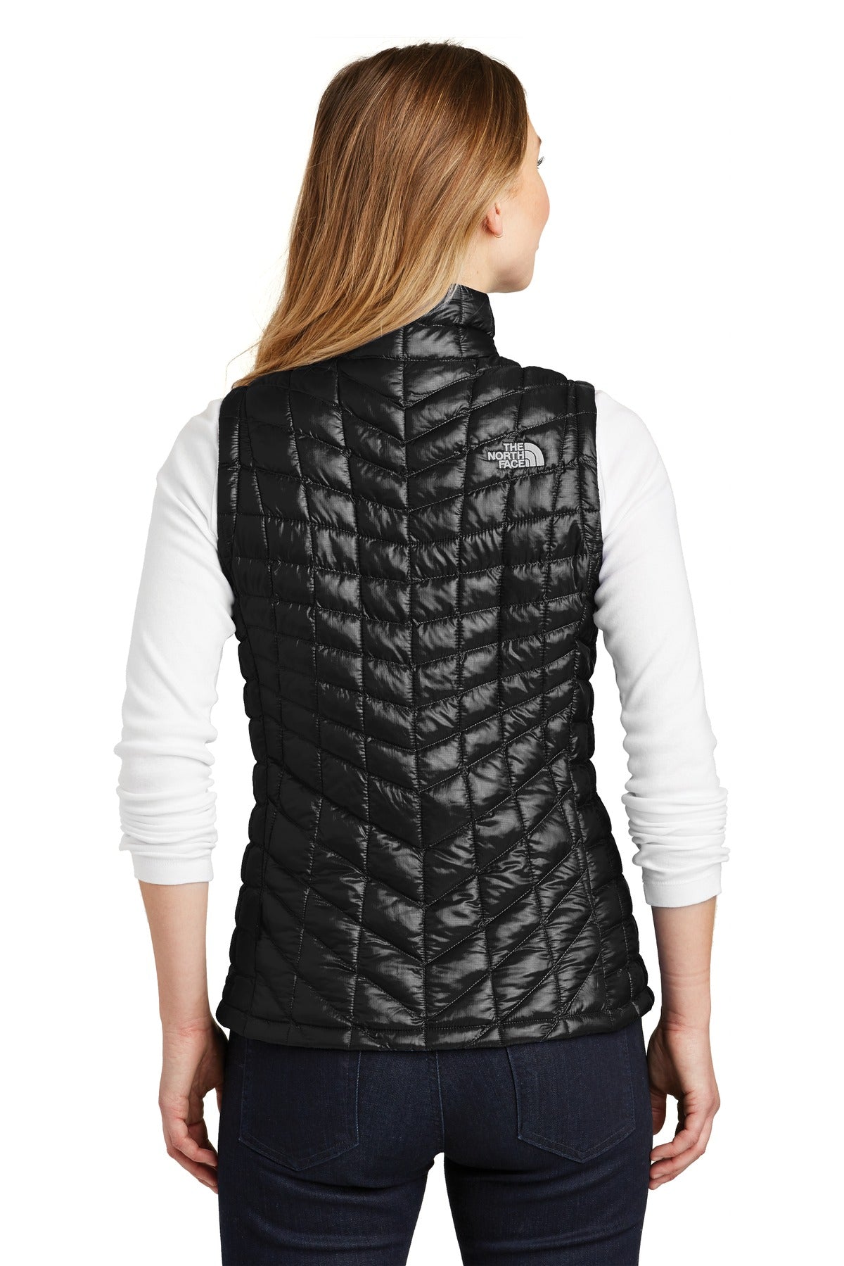 TNF Black The North Face Women's ThermoBall Trekker Vest. NF0A3LHL