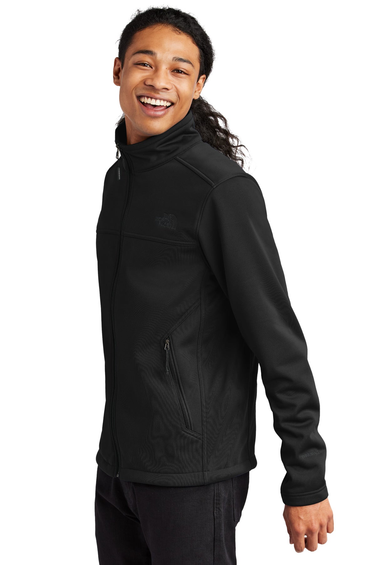 TNFBlack The North Face Chest Logo Ridgewall Soft Shell Jacket NF0A88D5