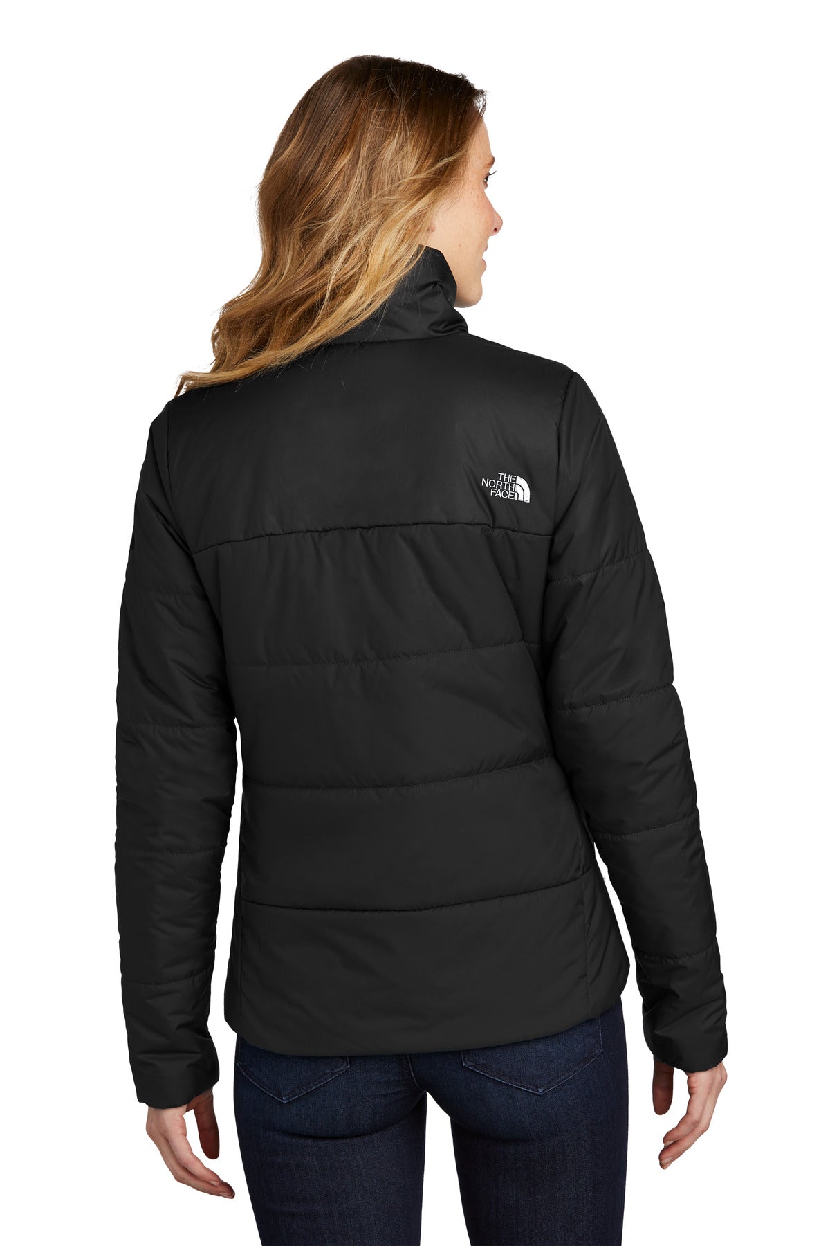 TNFBlack The North Face Women's Chest Logo Everyday Insulated Jacket NF0A7V6K