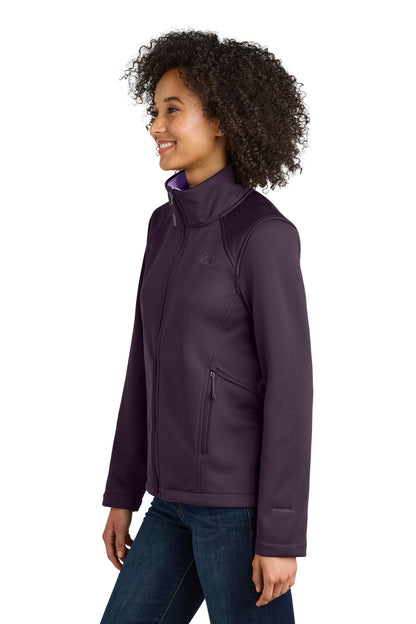 TNFBlkbry The North Face Women's Chest Logo Ridgewall Soft Shell Jacket NF0A88D4