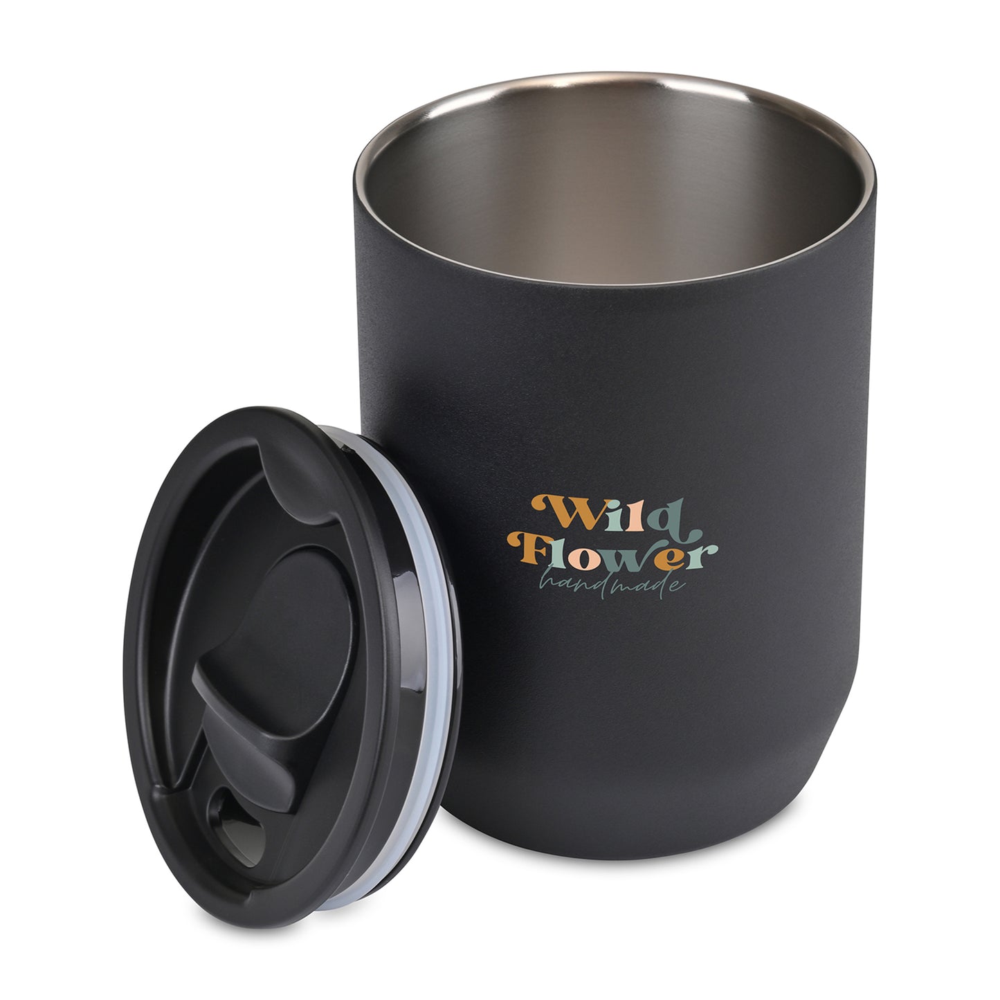 Black Aviana™ Rowan Recycled Wine Tumbler - 15 Oz.