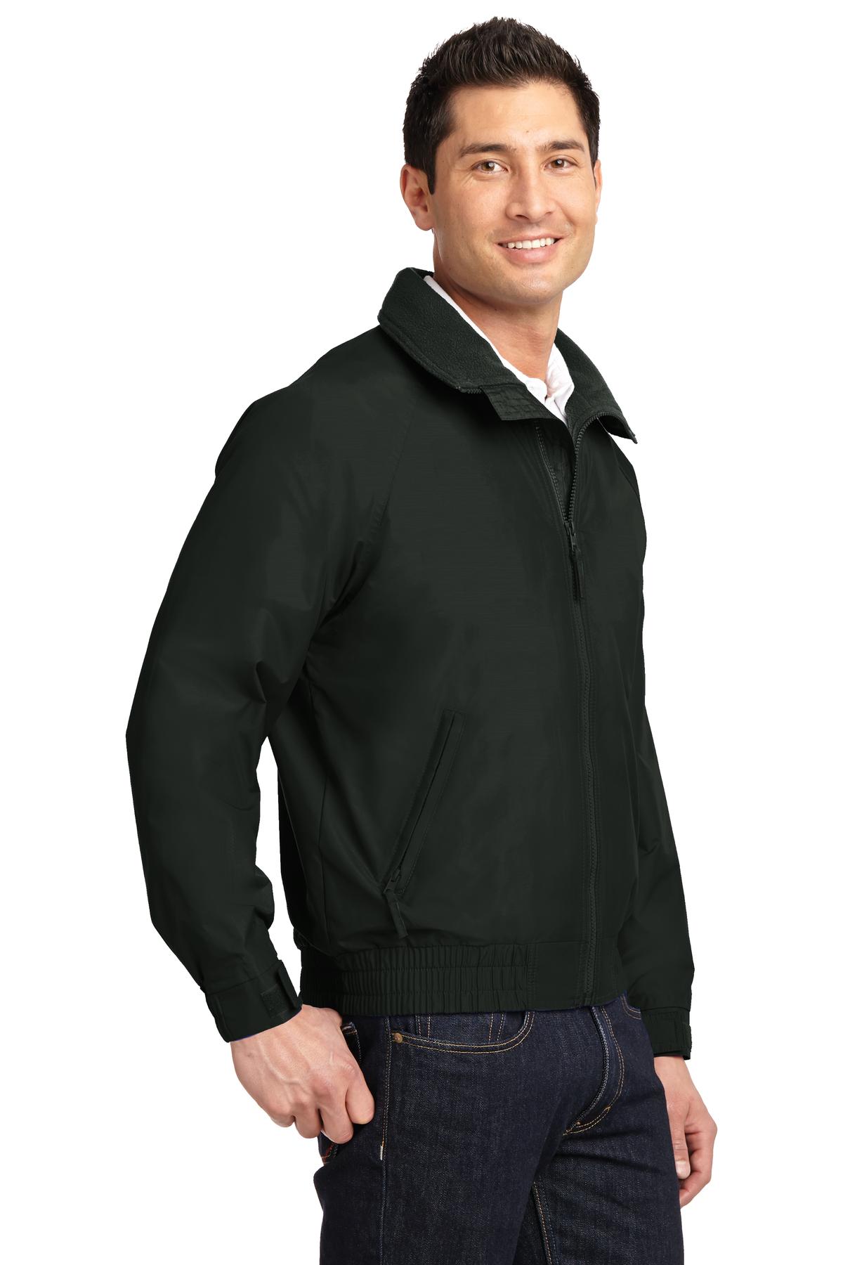 Tr Black/Tr Bk Port Authority Competitor Jacket. JP54
