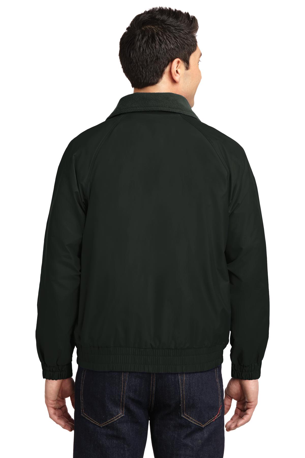 Tr Black/Tr Bk Port Authority Competitor Jacket. JP54
