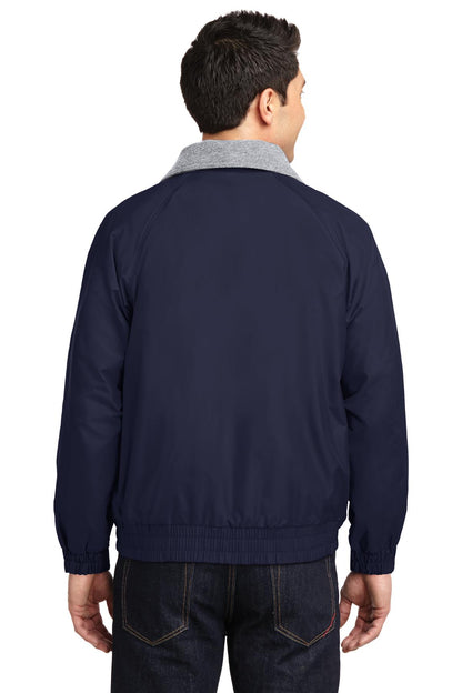 Tr Navy/Gr Hth Port Authority Competitor Jacket. JP54