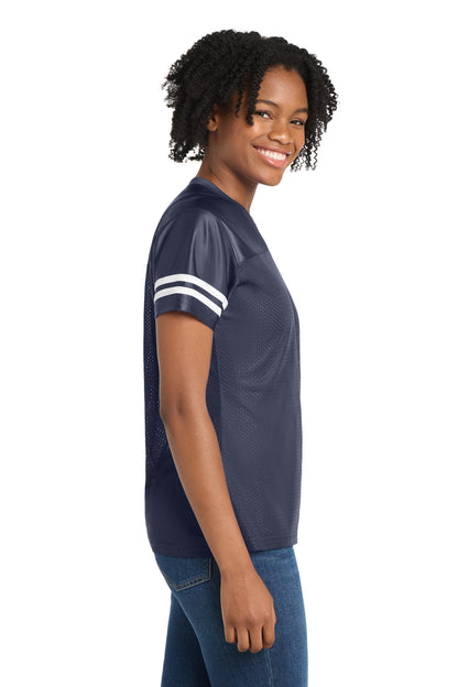 Tr Navy/White Sport-Tek Women's PosiCharge Replica Jersey. LST307