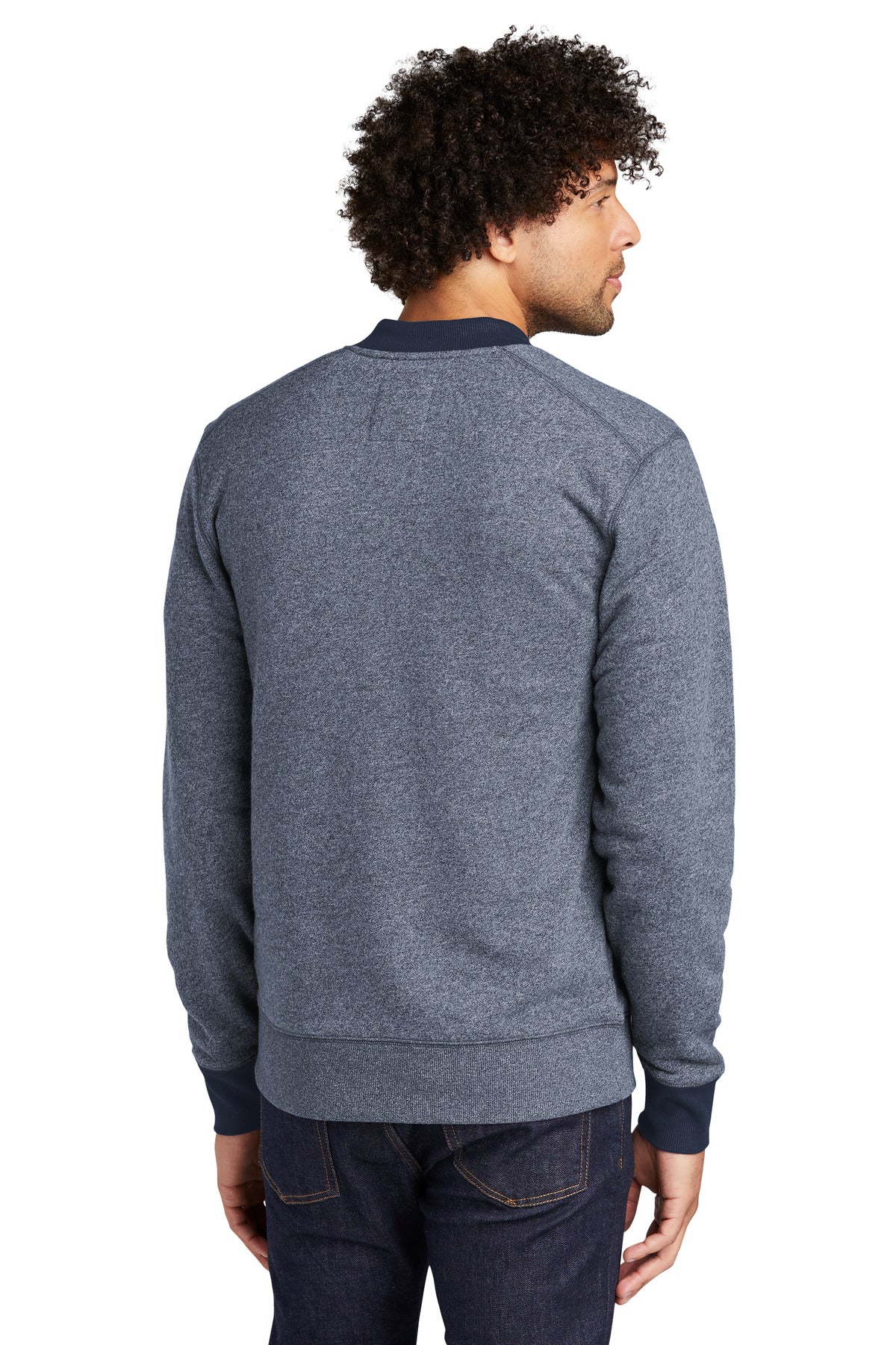 Tr Ny Tw/Tr Ny New Era French Terry Baseball Full-Zip. NEA503