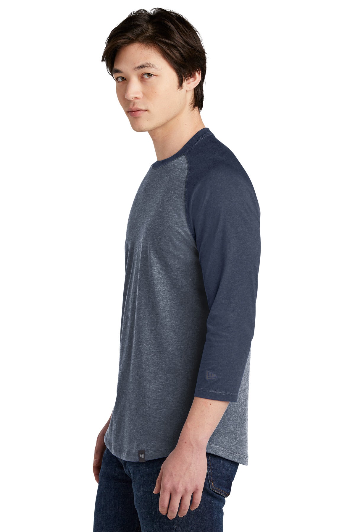 Tr Ny/Tr Ny Tw New Era Heritage Blend 3/4-Sleeve Baseball Raglan Tee. NEA104