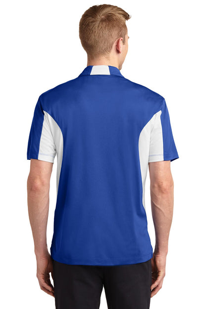 Tr Royal/White Sport-Tek Tall Side Blocked Micropique Sport-Wick Polo. TST655
