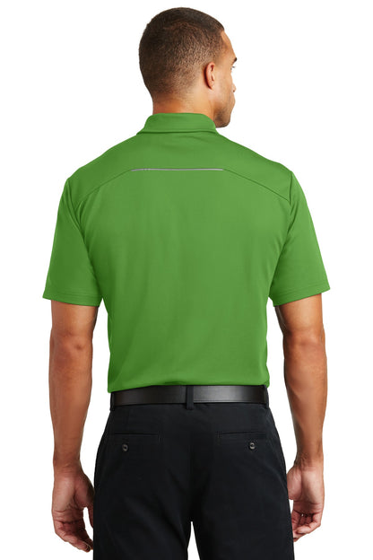 Treetop Green Port Authority Pinpoint Mesh Polo. K580