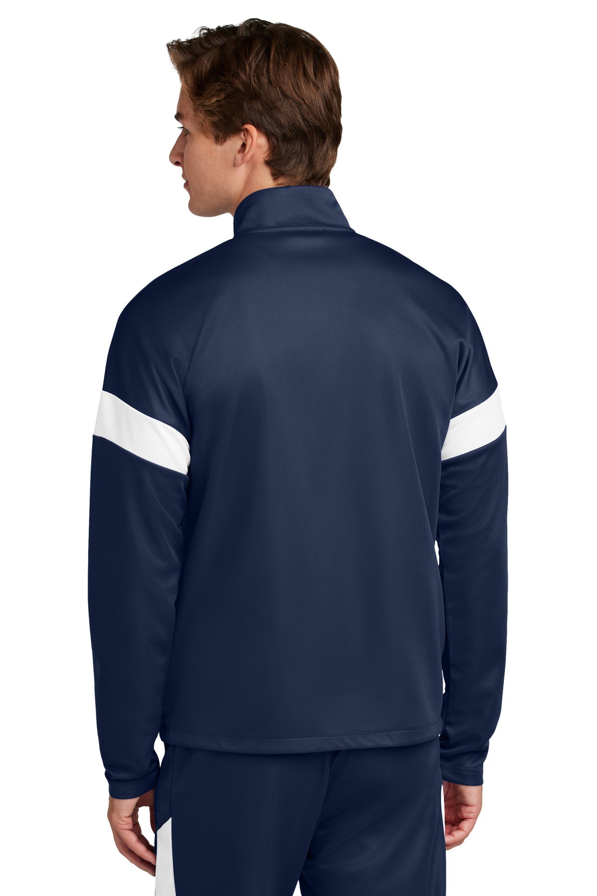 TrNv/White Sport-Tek Travel Full-Zip Jacket ST800