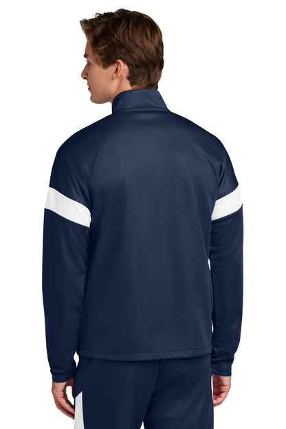 TrNv/White Sport-Tek Travel Full-Zip Jacket ST800