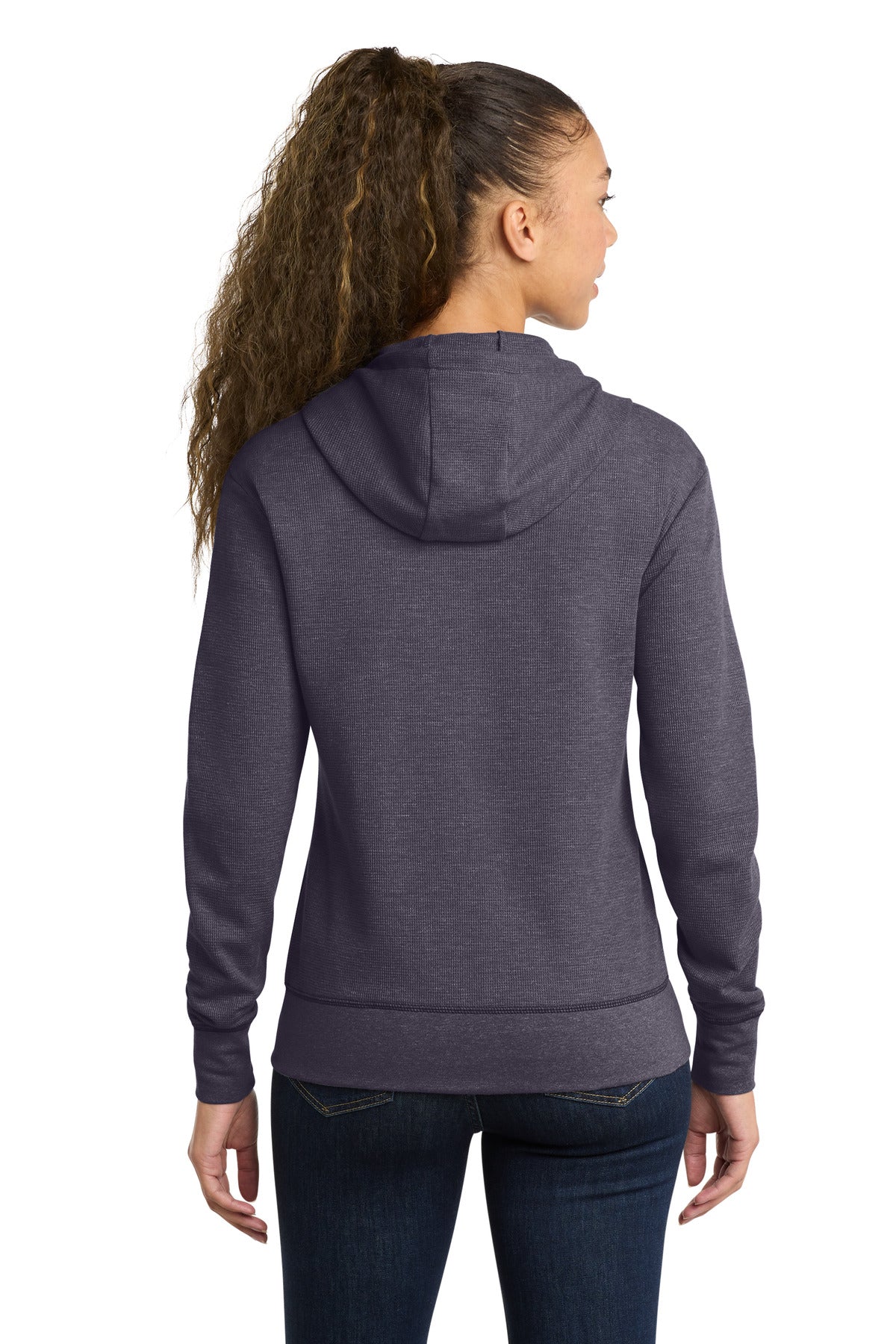 TrNvyHthr New Era Women's Thermal Full-Zip Hoodie LNEA141