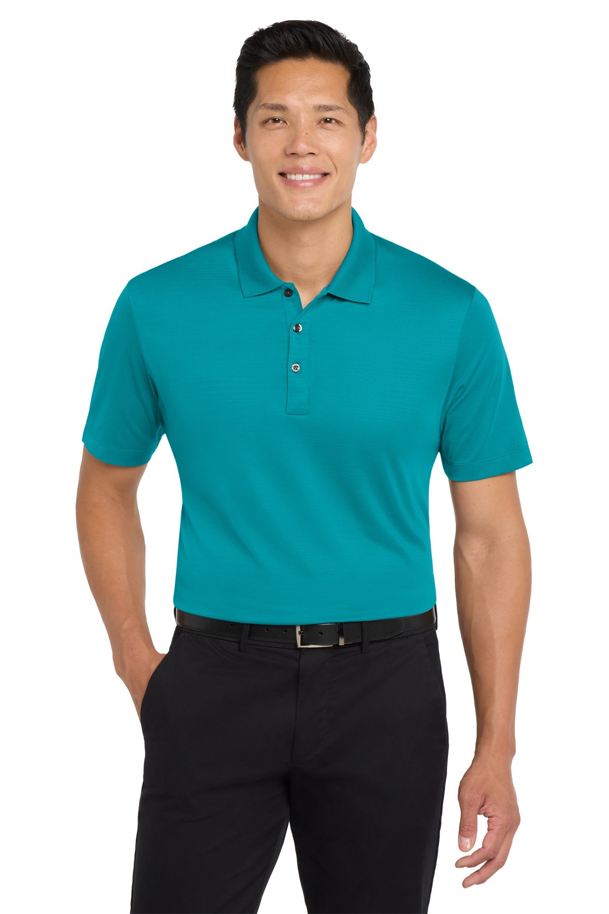 Tropic Blue Port Authority Eclipse Stretch Polo. K587