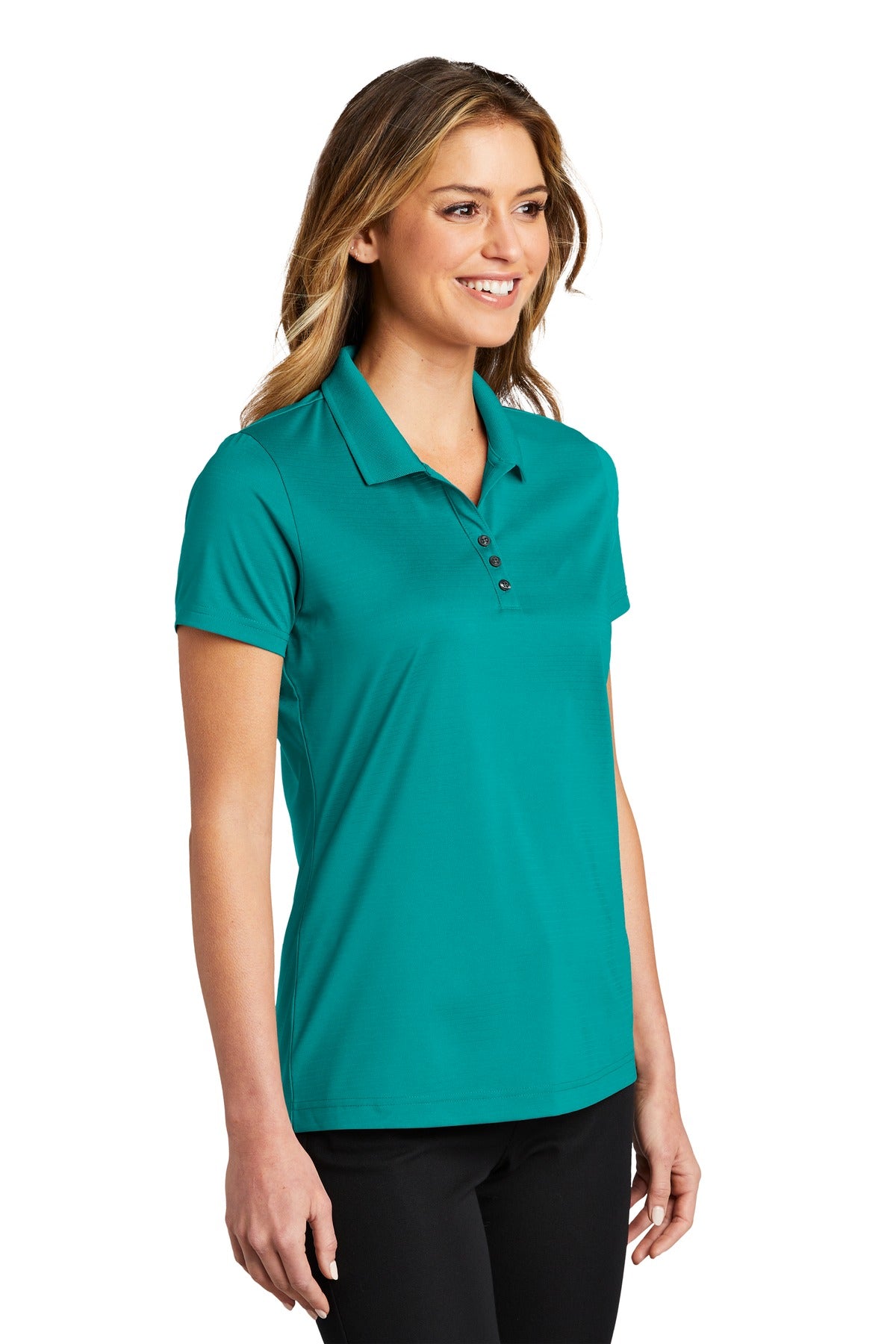 Tropic Blue Port Authority Women's Eclipse Stretch Polo. LK587