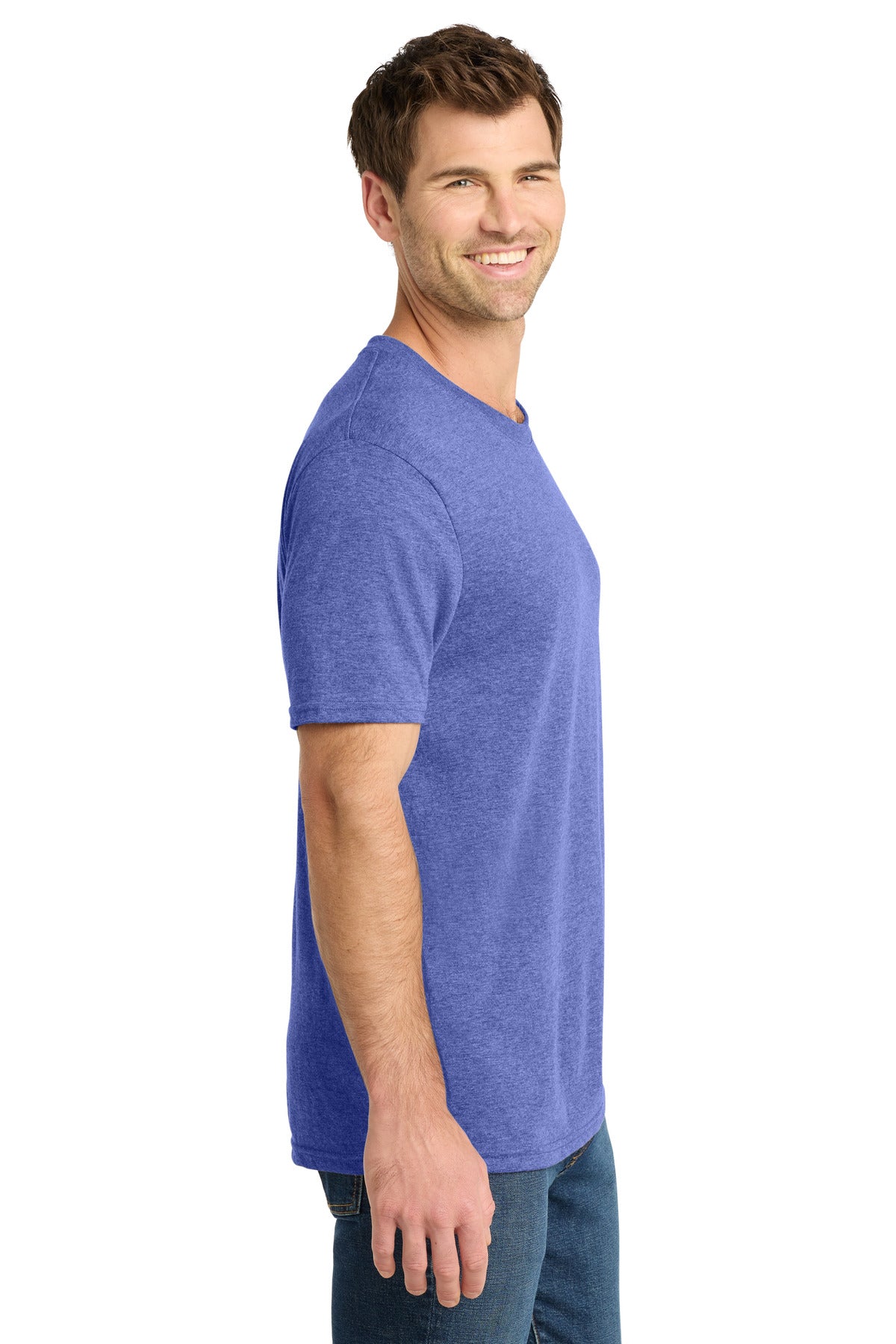 TRoyHthr Volunteer Knitwear Tri Tee VL40