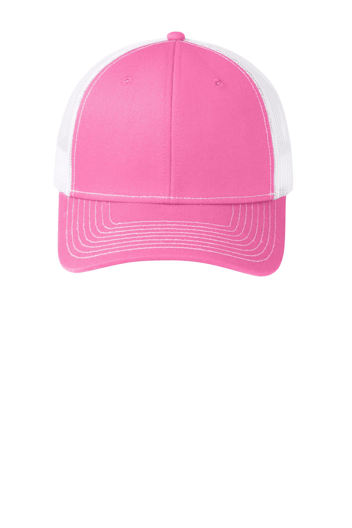 TrPk/Wht Port Authority Snapback Trucker Cap. C112