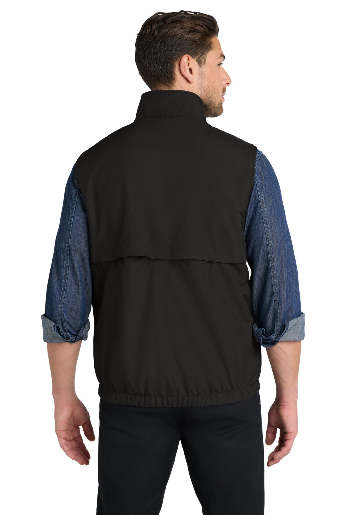 True Black Port Authority Reversible Charger Vest. J7490