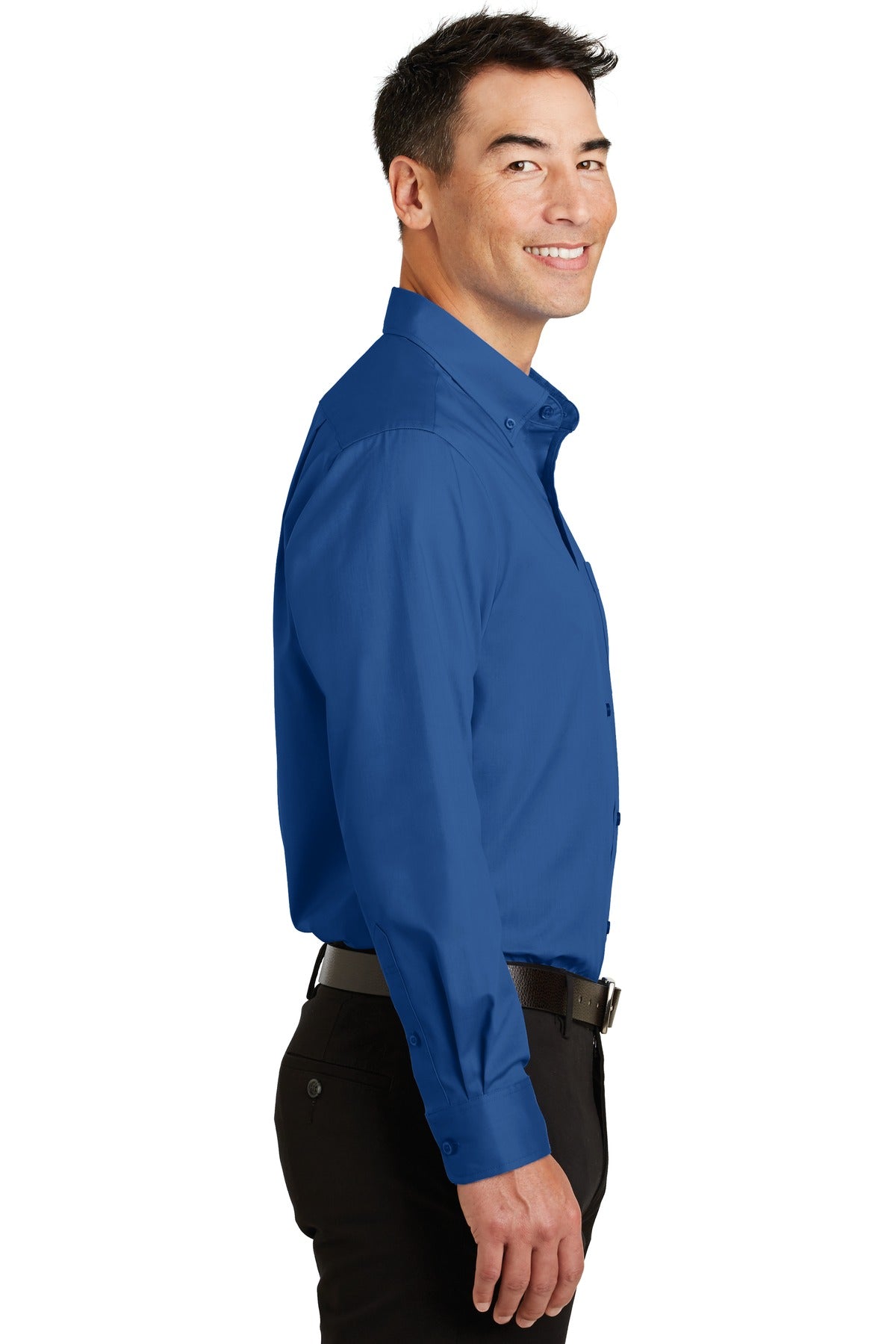 True Blue Port Authority Tall SuperPro Twill Shirt. TS663