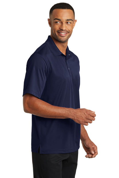 True Navy CornerStone Micropique Gripper Polo. CS421