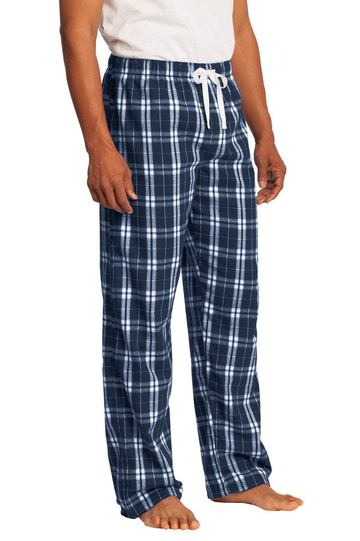True Navy District Flannel Plaid Pant. DT1800