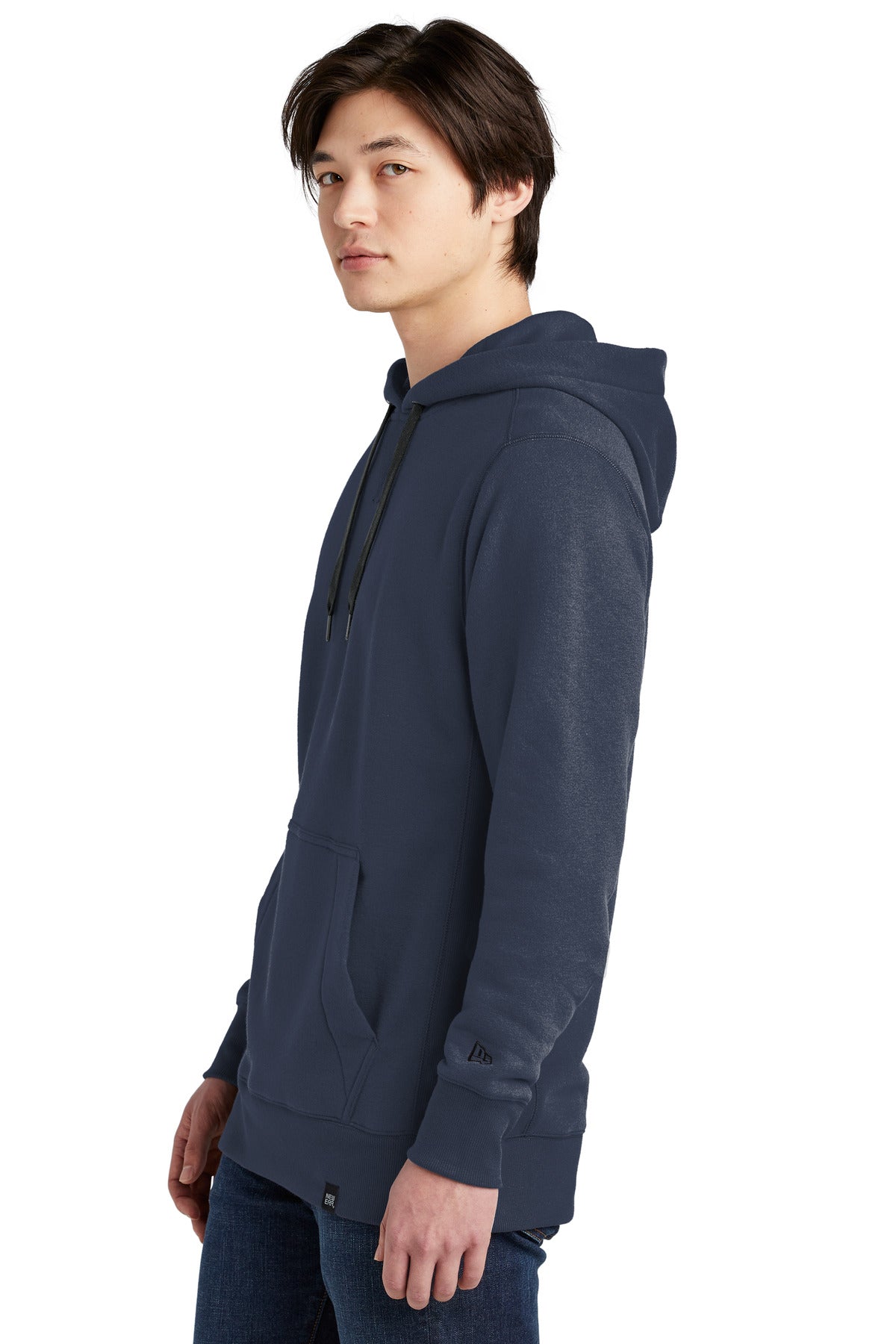 True Navy New Era French Terry Pullover Hoodie. NEA500