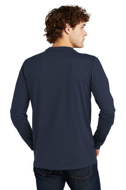 True Navy New Era Heritage Blend Long Sleeve Crew Tee. NEA102