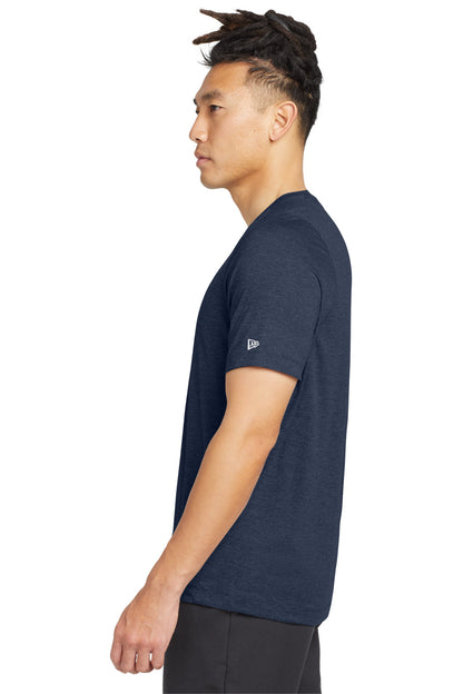True Navy New Era Series Performance Crew Tee. NEA200