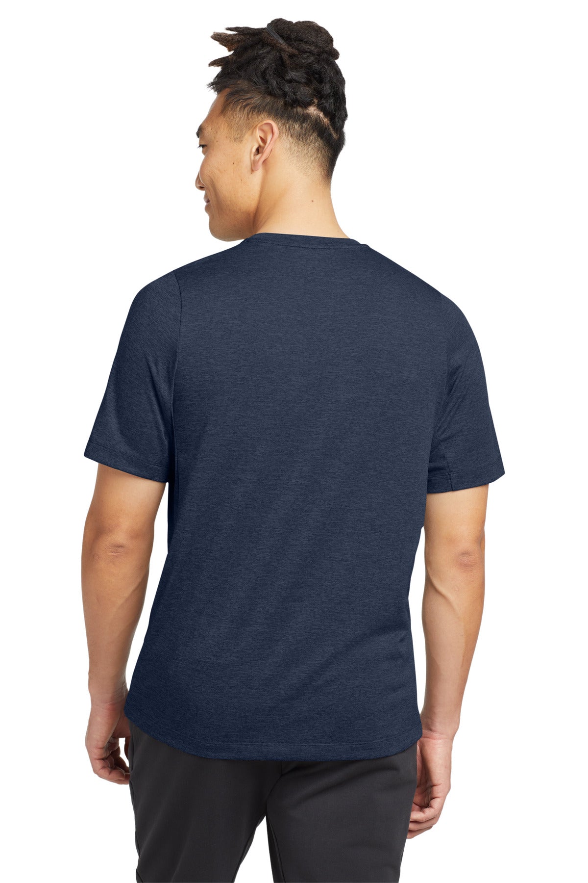 True Navy New Era Series Performance Crew Tee. NEA200