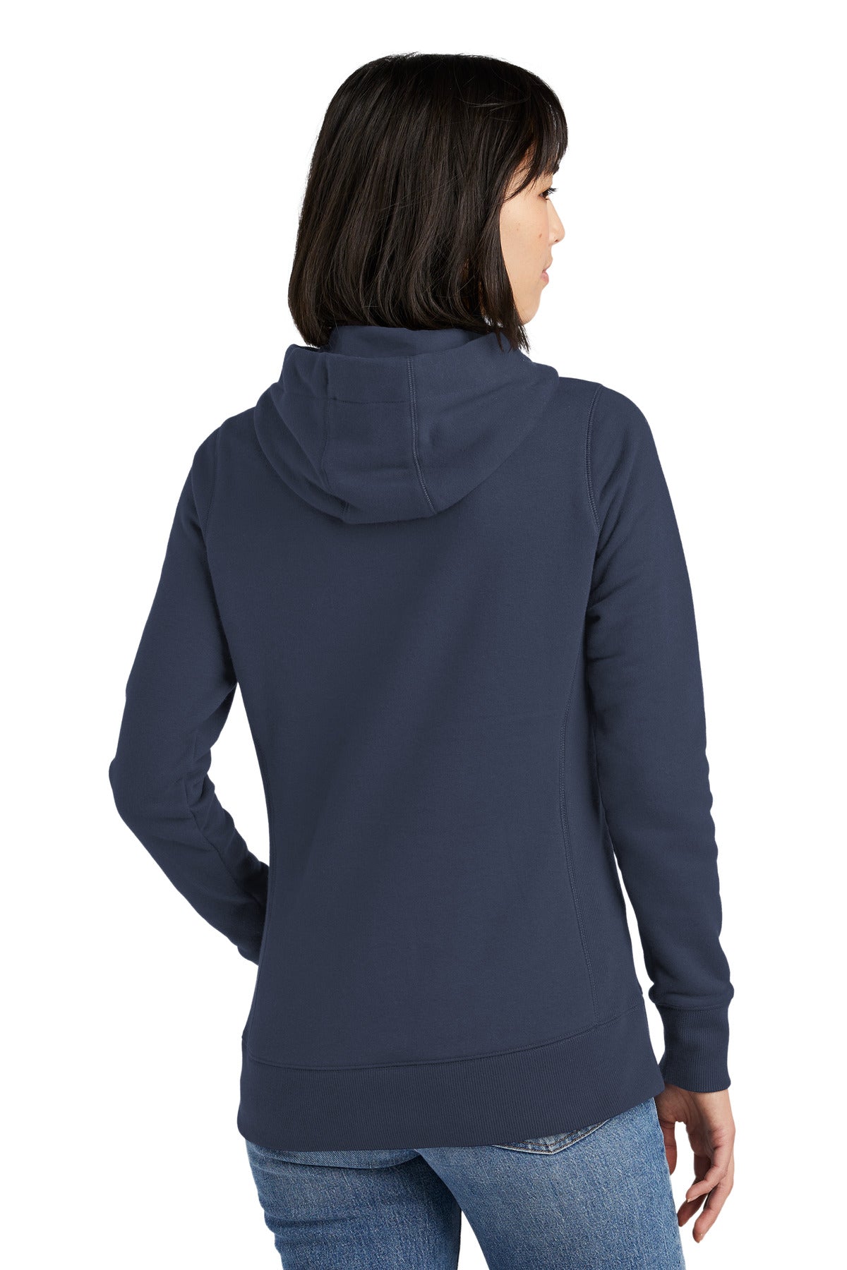 True Navy New Era Women's French Terry Pullover Hoodie. LNEA500