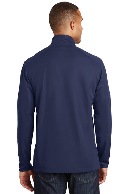 True Navy Port Authority Pinpoint Mesh 1/2-Zip. K806