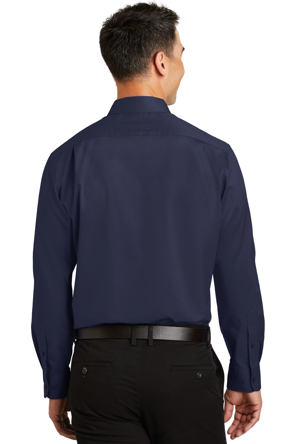 True Navy Port Authority SuperPro Twill Shirt. S663