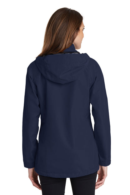 True Navy Port Authority Women's Torrent Waterproof Jacket. L333