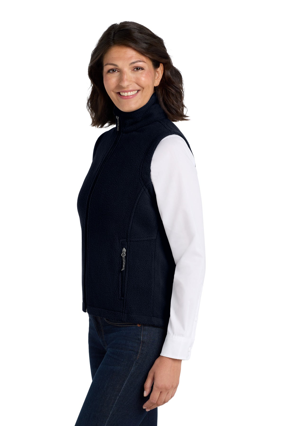 True Navy Port Authority Women's Value Fleece Vest. L219