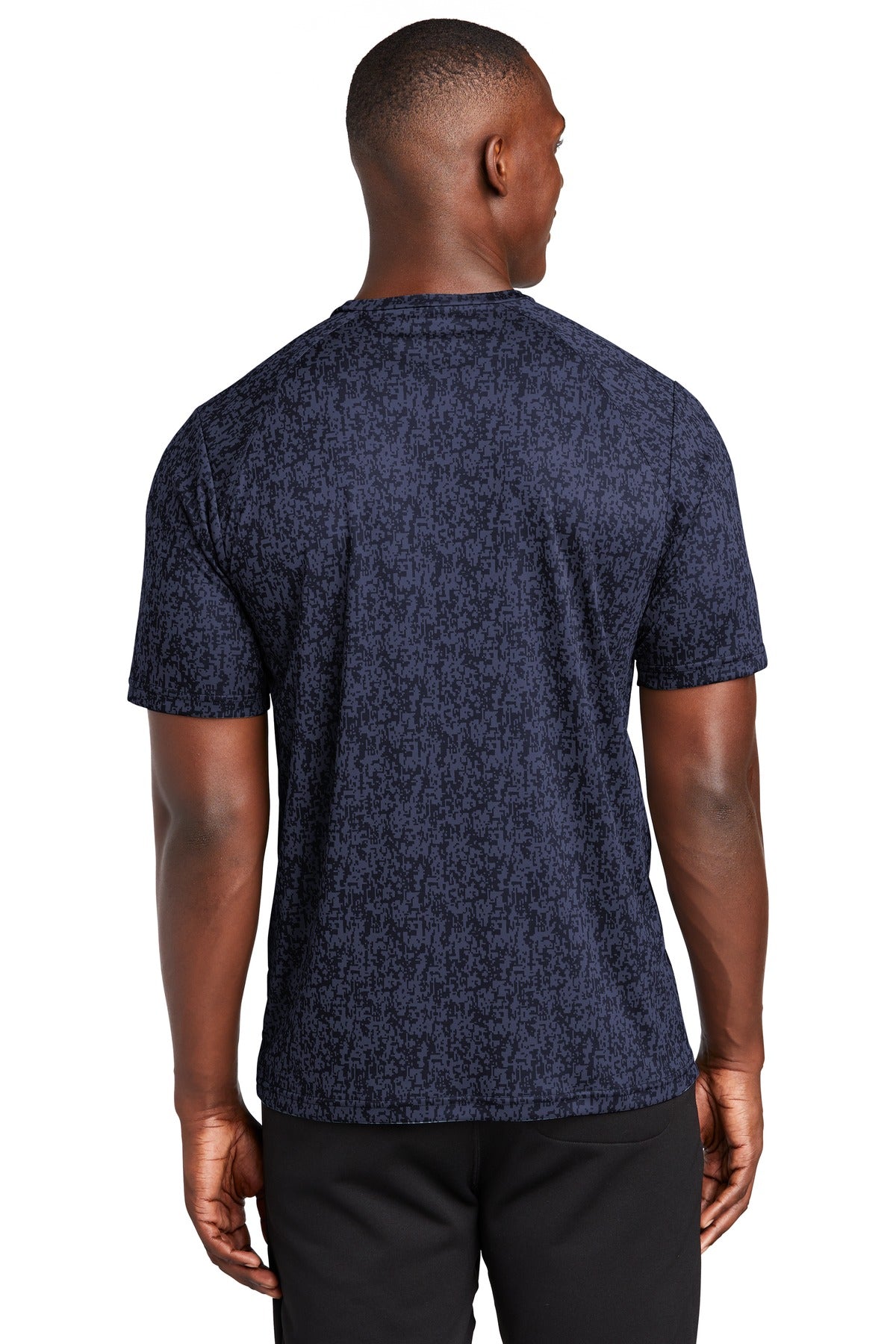 True Navy Sport-Tek Digi Camo Tee. ST460