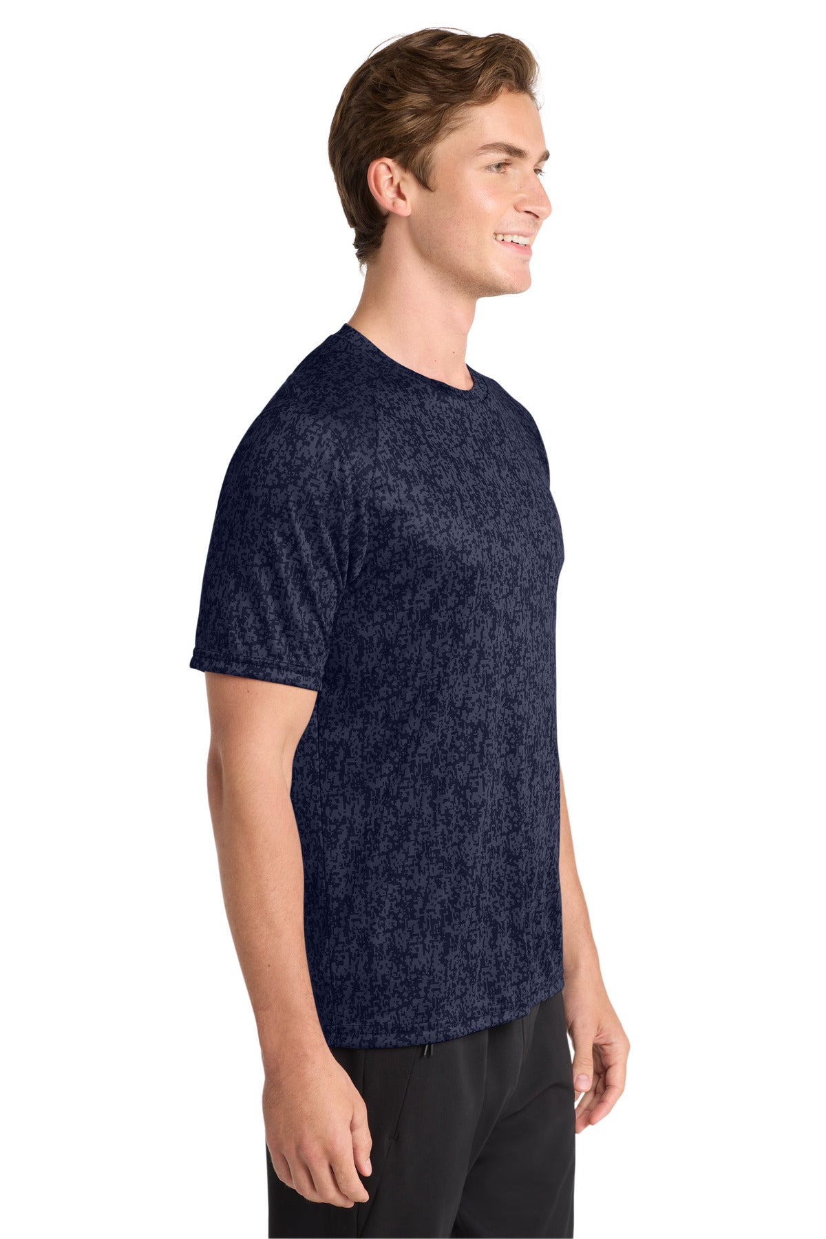 True Navy Sport-Tek Digi Camo Tee. ST460