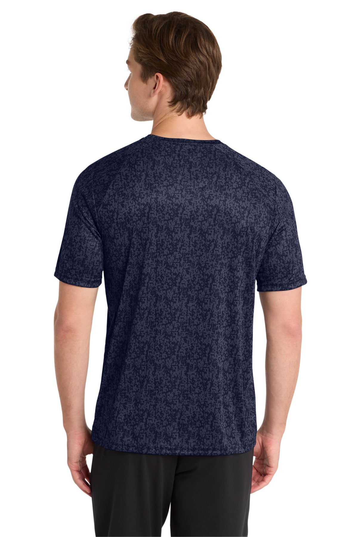 True Navy Sport-Tek Digi Camo Tee. ST460