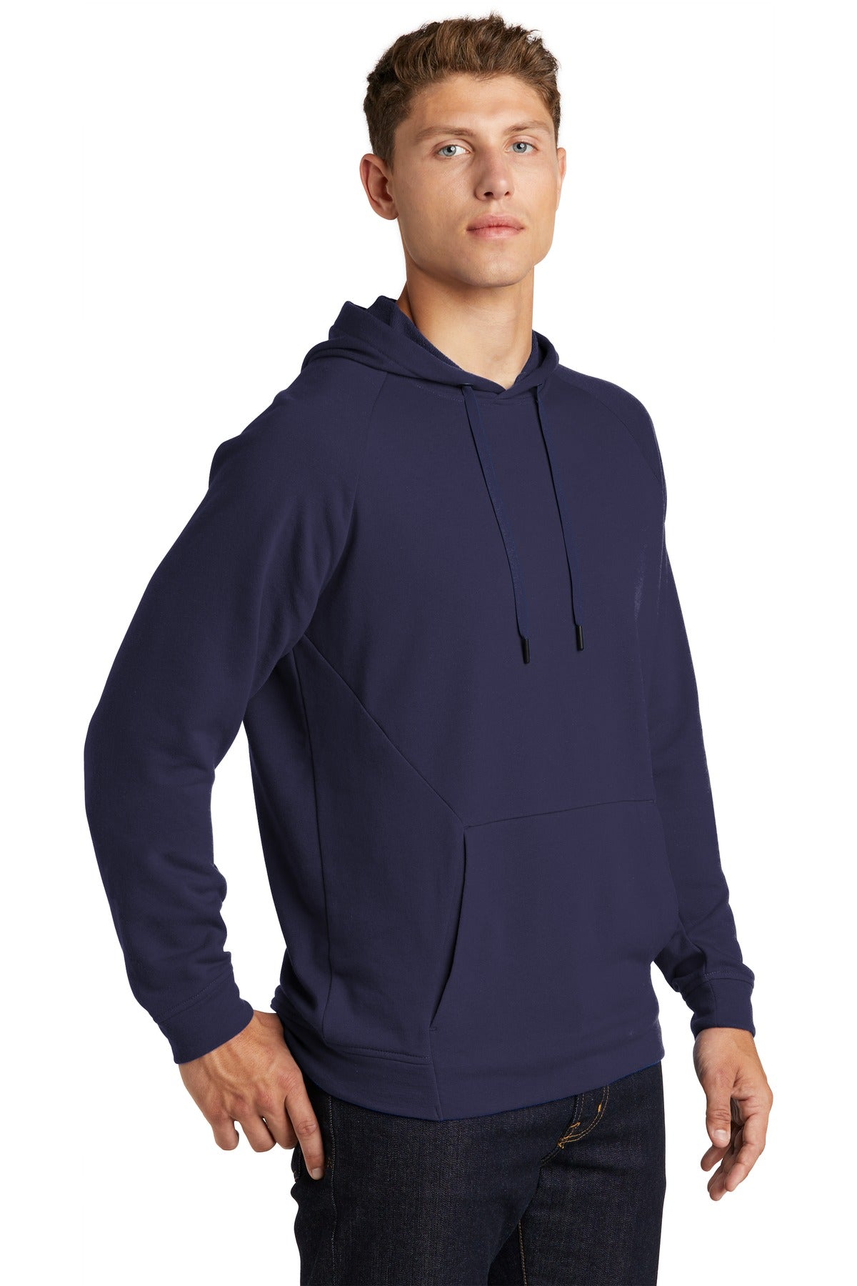 True Navy Sport-Tek Lightweight French Terry Pullover Hoodie. ST272