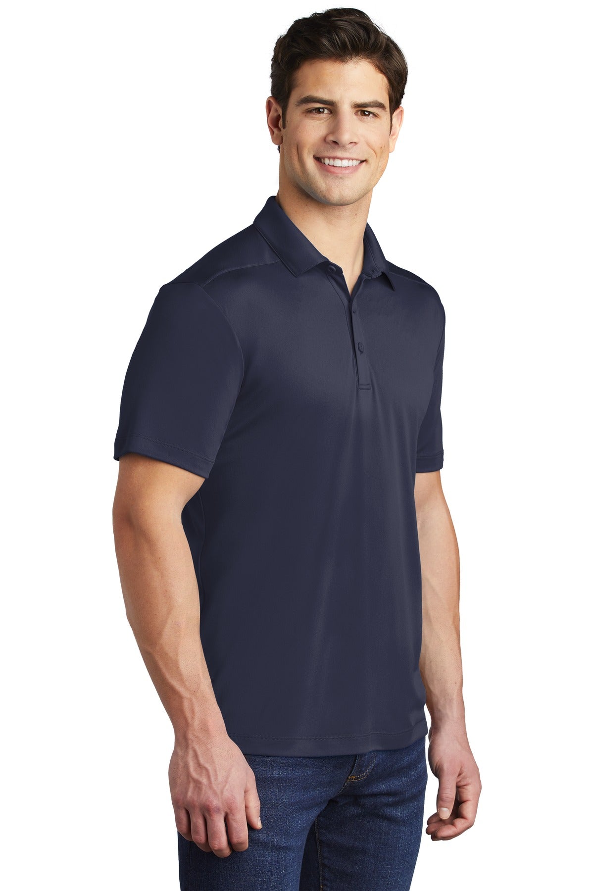 True Navy Sport-Tek Posi-UV Pro Polo. ST520
