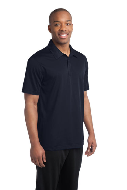 True Navy Sport-Tek PosiCharge Active Textured Polo. ST690