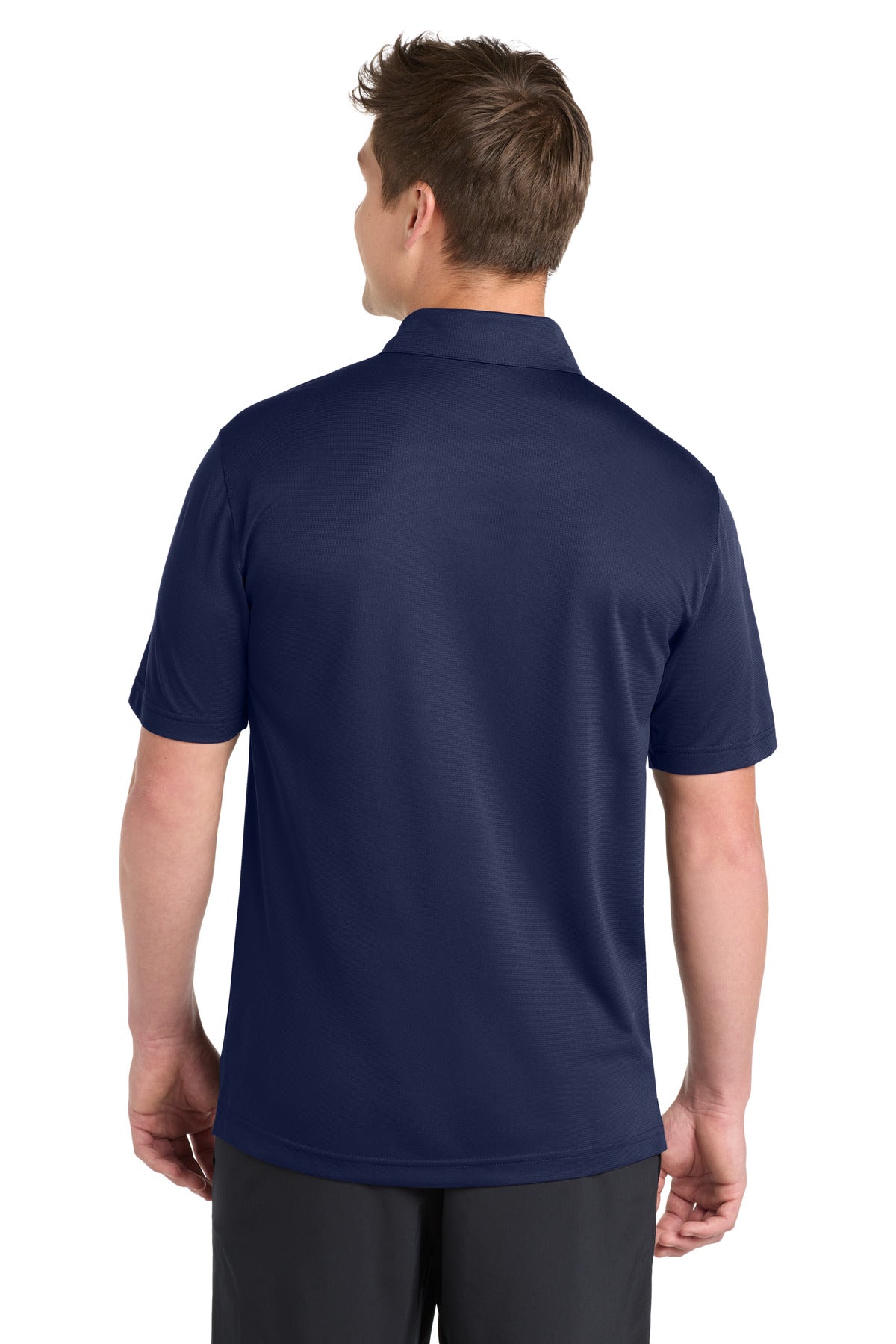 True Navy Sport-Tek PosiCharge Active Textured Polo. ST690