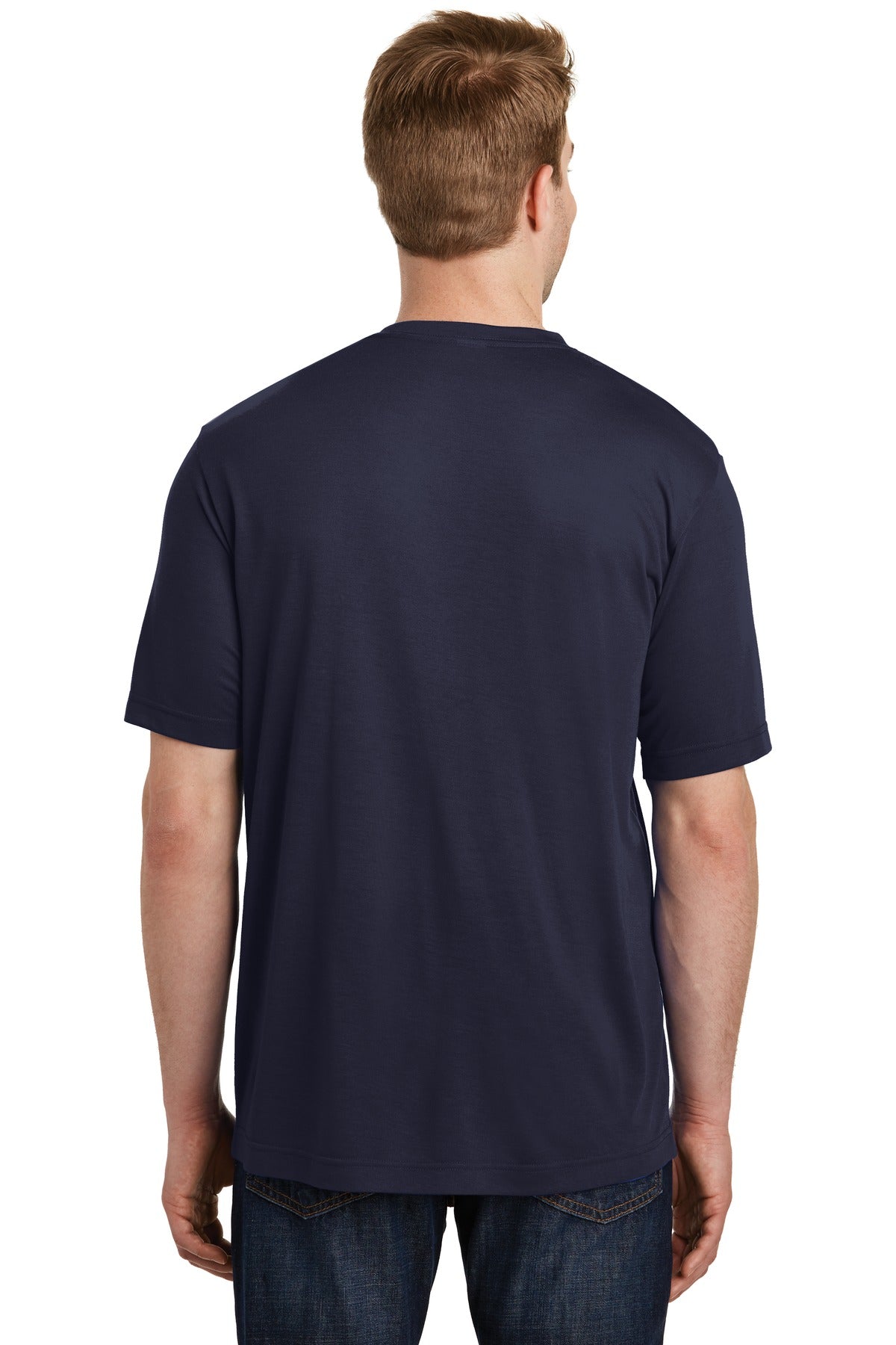 True Navy Sport-Tek PosiCharge Competitor Cotton Touch Tee. ST450