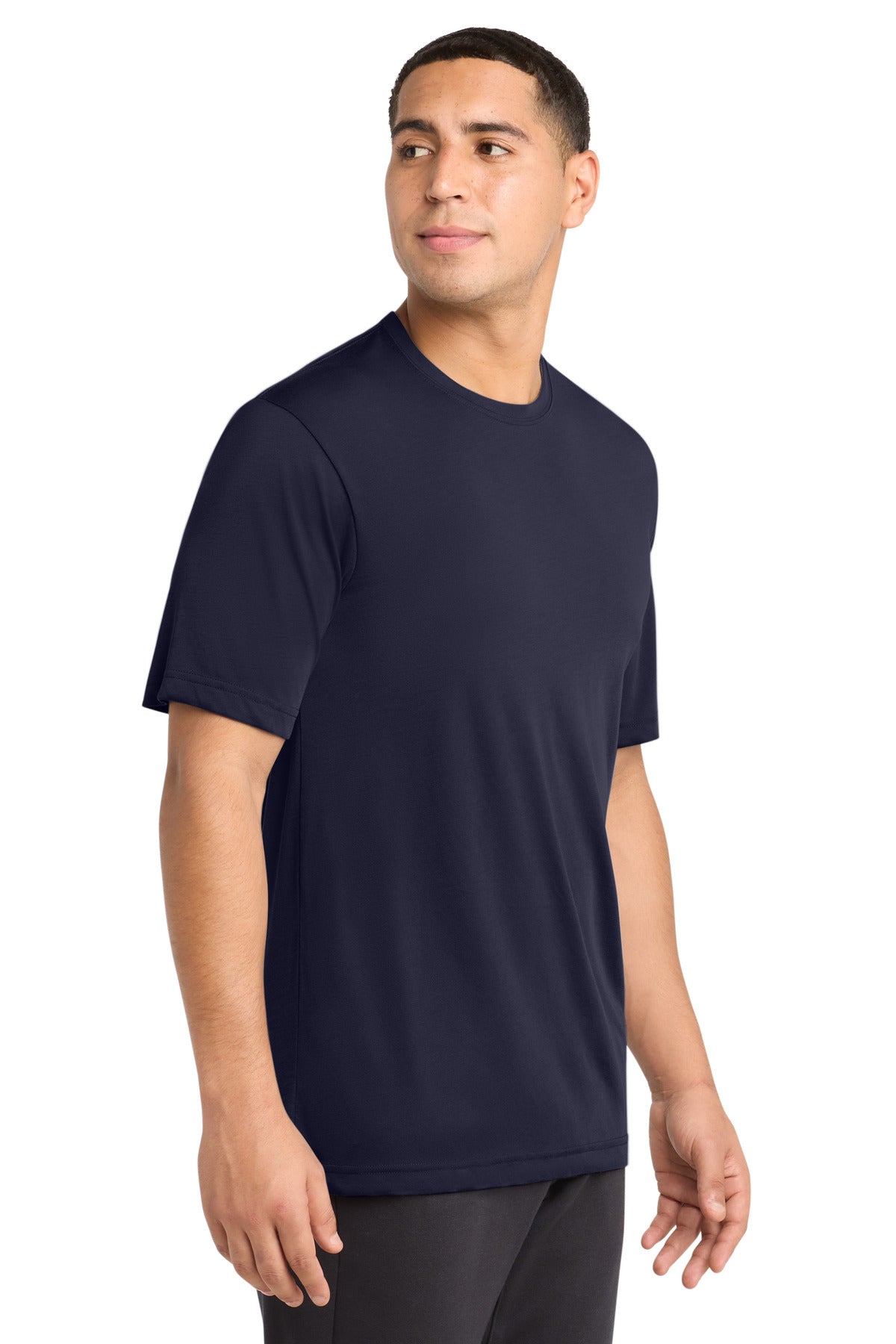 True Navy Sport-Tek PosiCharge Competitor Cotton Touch Tee. ST450