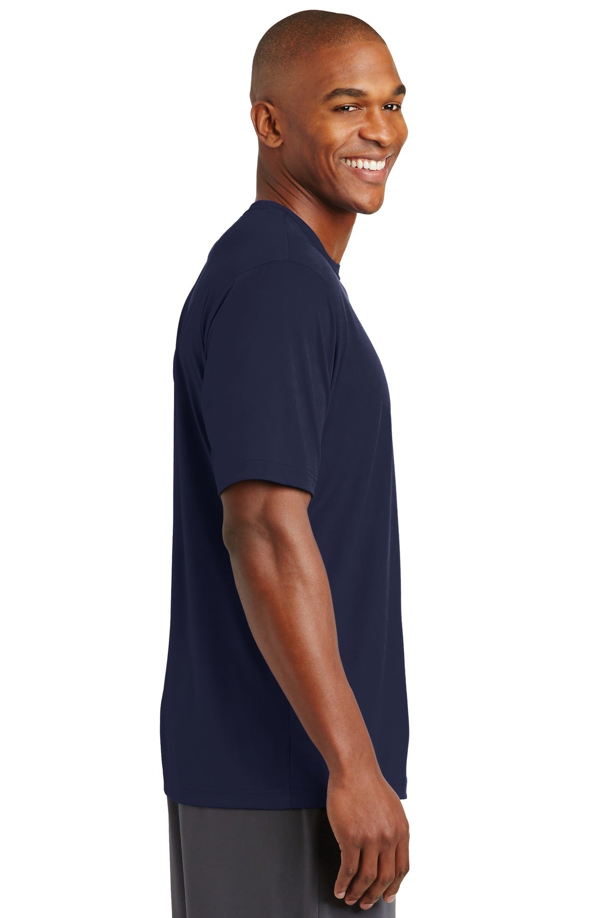True Navy Sport-Tek PosiCharge Tough Tee . ST320