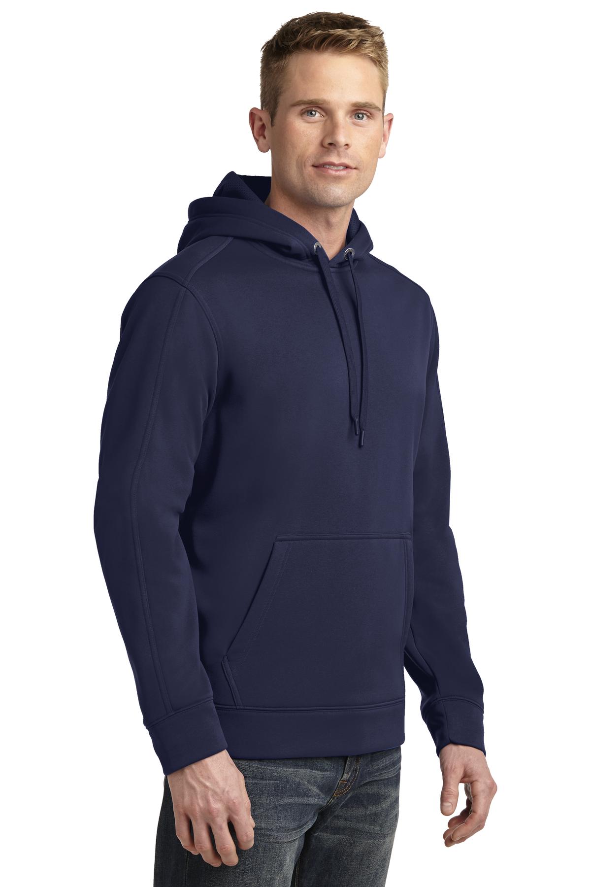 True Navy Sport-Tek Repel Fleece Hooded Pullover. ST290