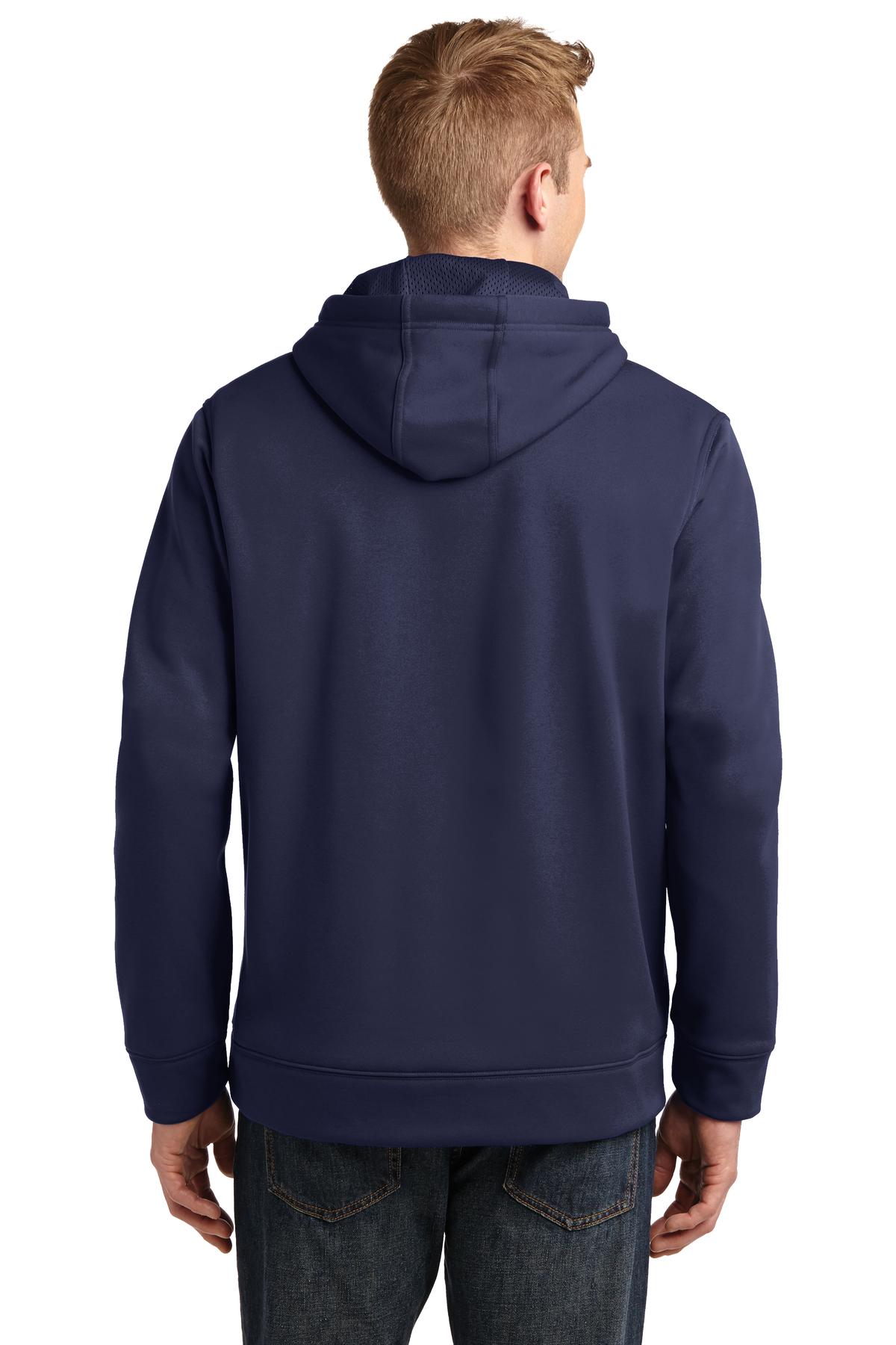 True Navy Sport-Tek Repel Fleece Hooded Pullover. ST290