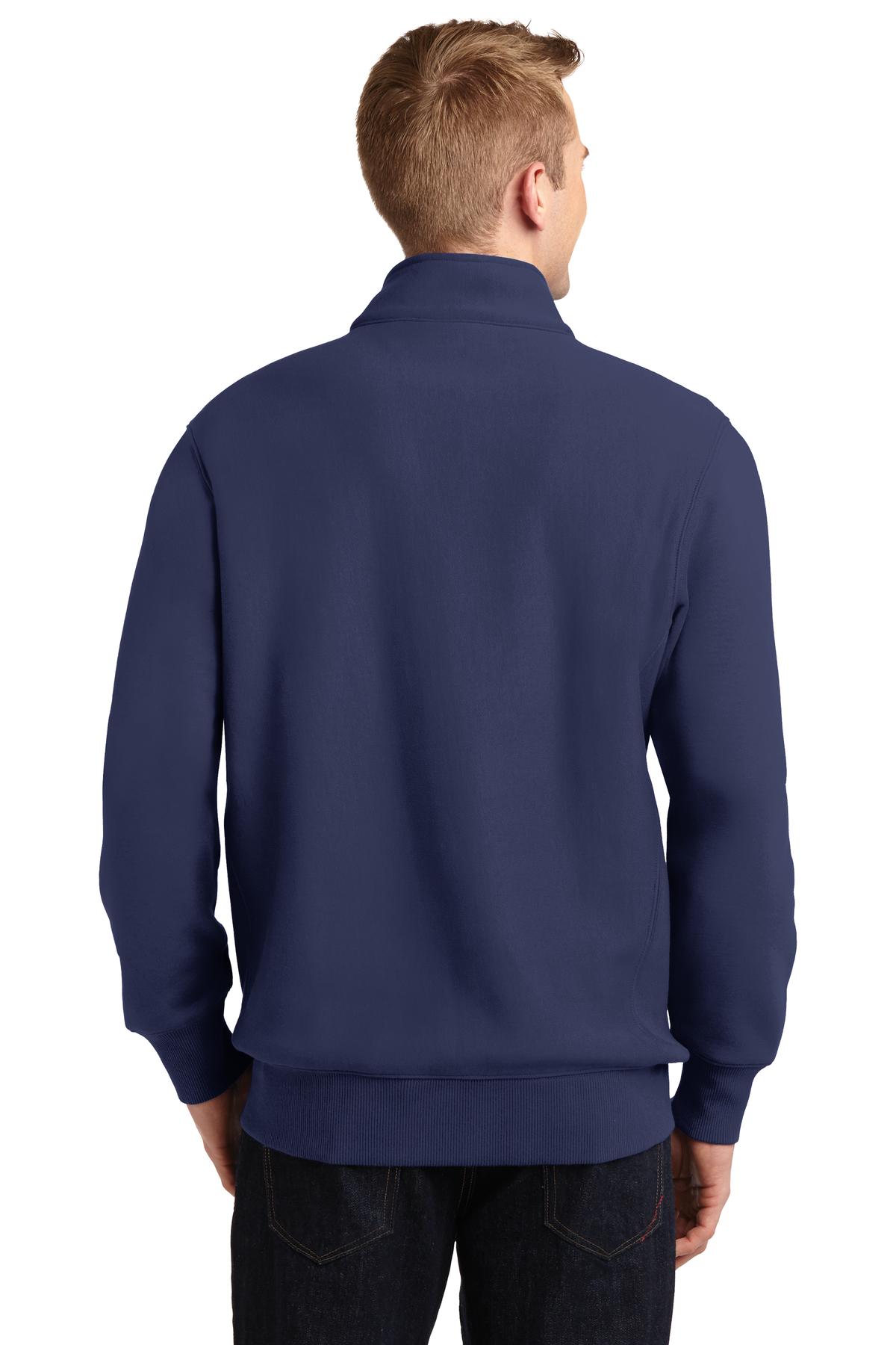 True Navy Sport-Tek Super Heavyweight 1/4-Zip Pullover Sweatshirt. ST283