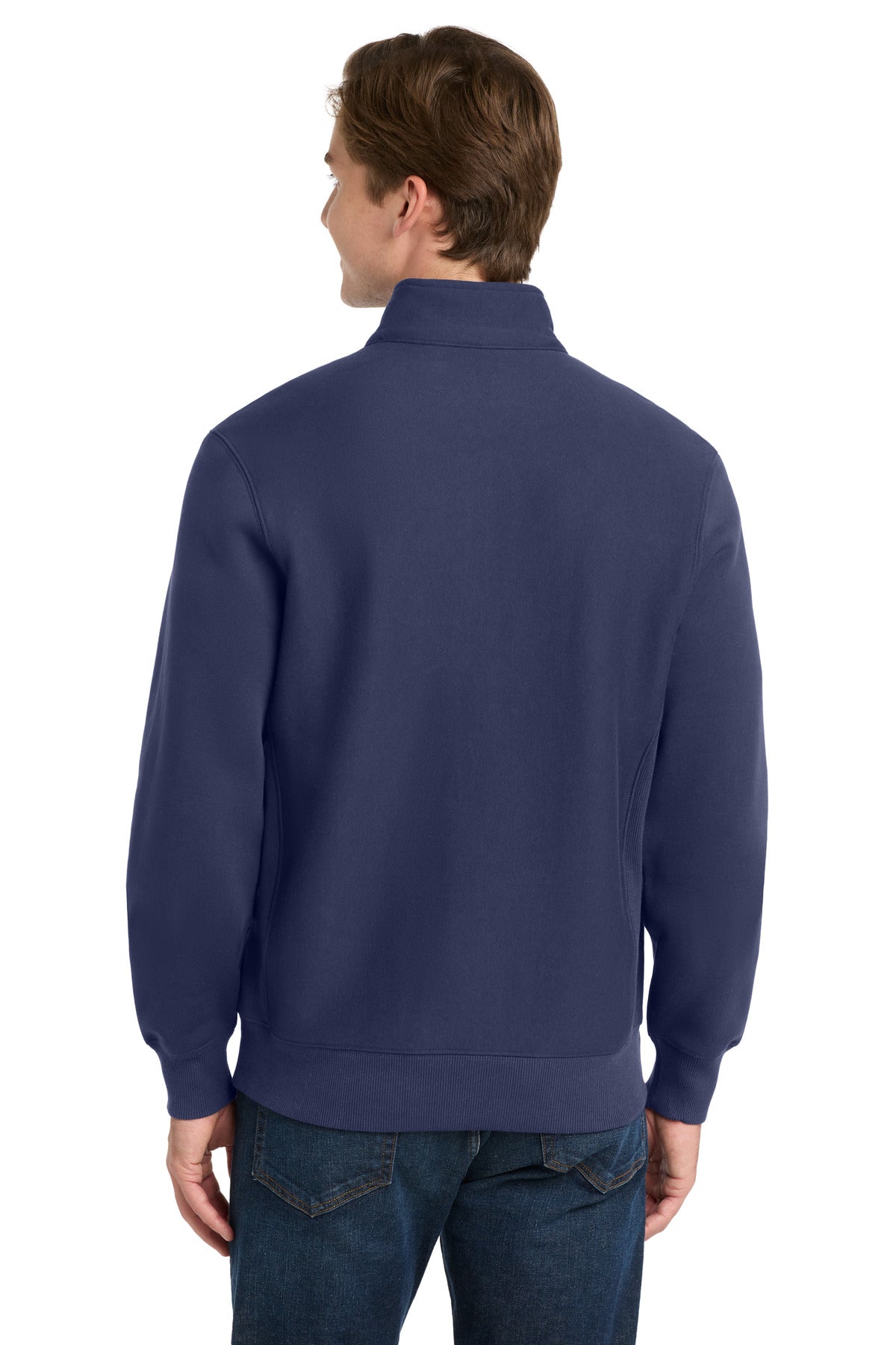 True Navy Sport-Tek Super Heavyweight 1/4-Zip Pullover Sweatshirt. ST283
