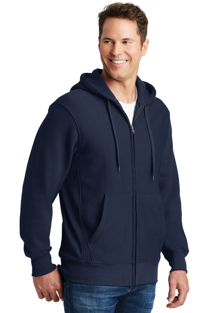 True Navy Sport-Tek Super Heavyweight Full-Zip Hooded Sweatshirt. F282