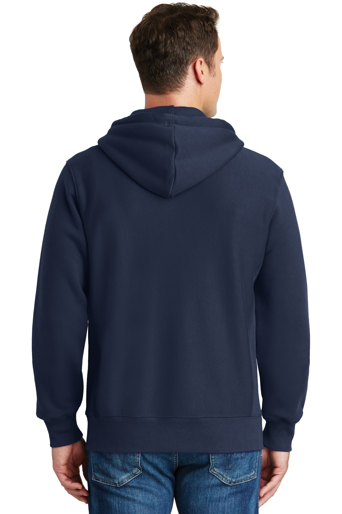 True Navy Sport-Tek Super Heavyweight Full-Zip Hooded Sweatshirt. F282