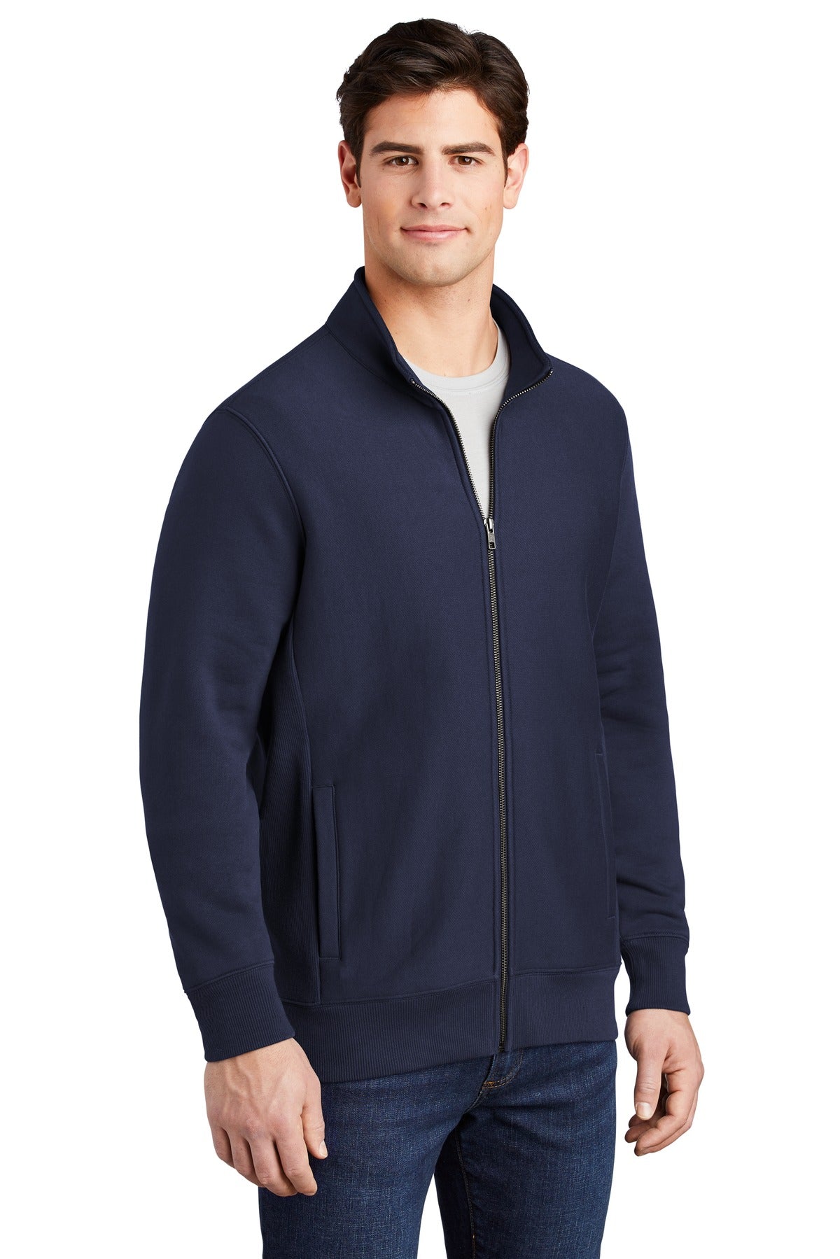 True Navy Sport-Tek Super Heavyweight Full-Zip Sweatshirt ST284